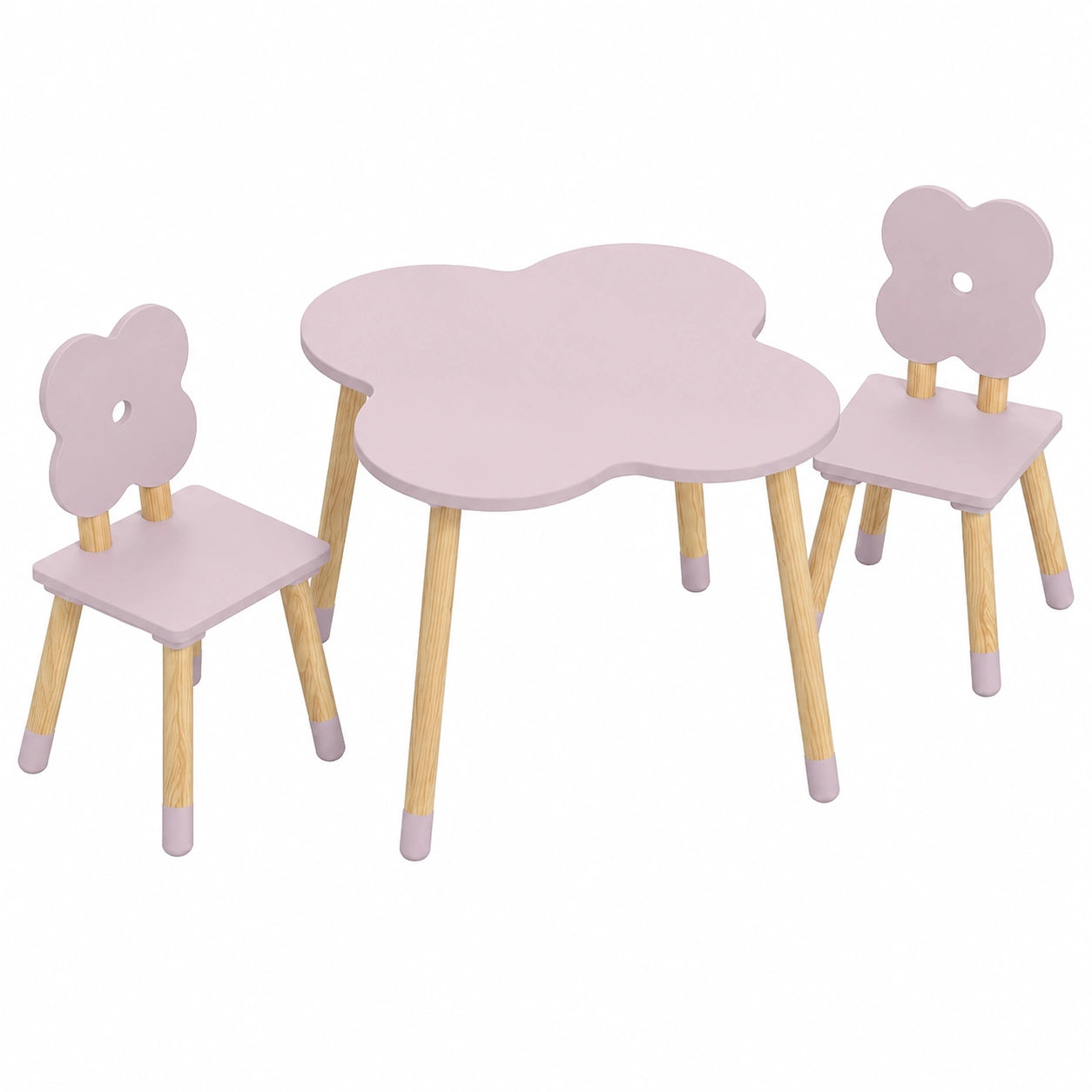 table-et-chaises-enfant-fleur-avec-pieds-en-bois-gltjft1592op