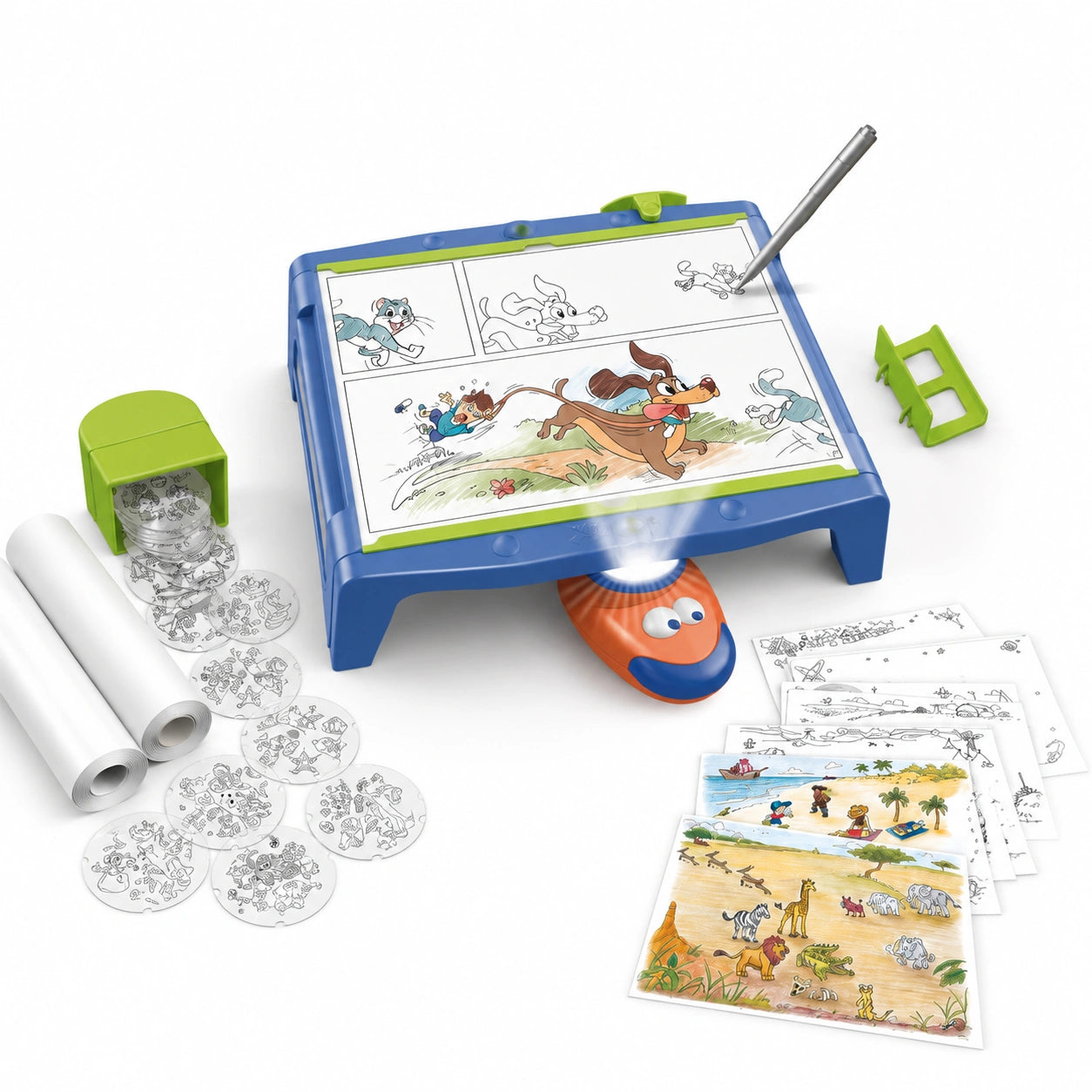 table-de-dessin-pour-enfants-avec-projecteur-led-et-accessoires-creatifs-huvivo1538dd