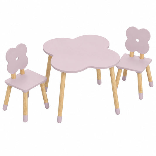 table-et-chaises-enfant-fleur-avec-pieds-en-bois-gltjft1592op